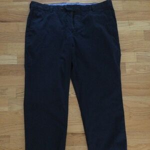 Brooks  Brothers Mens Cotton Navy Blue Pants. Size 36/30